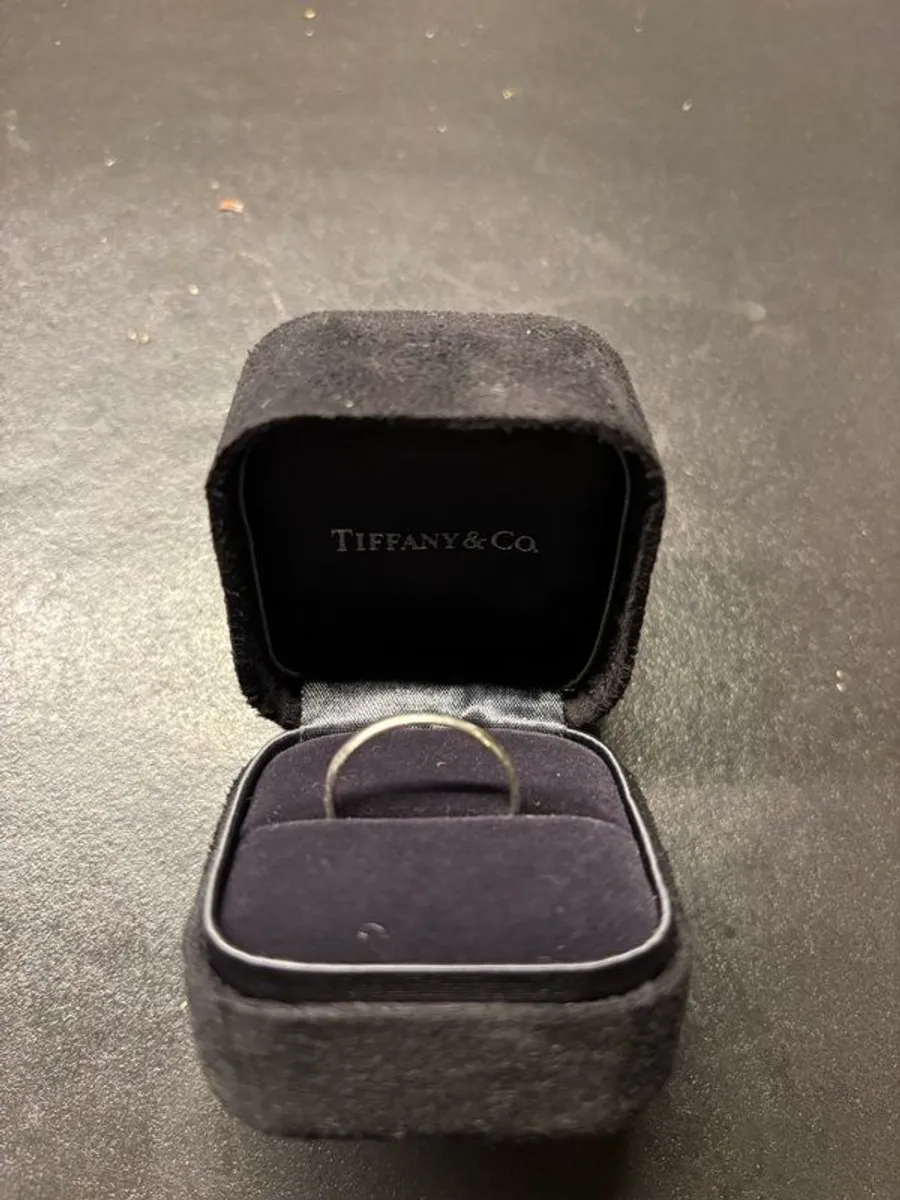 Tiffany's Forever Men's Platinum Wedding Band - Image 1