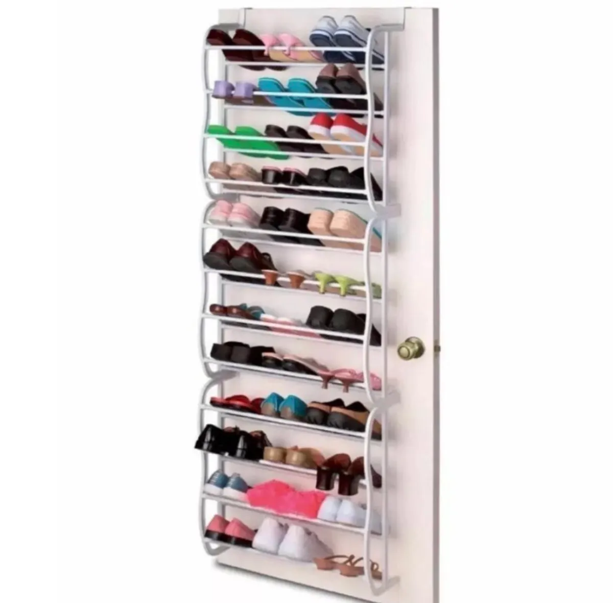 Over Door Metal Shoe Rack Storage NEW - Image 1
