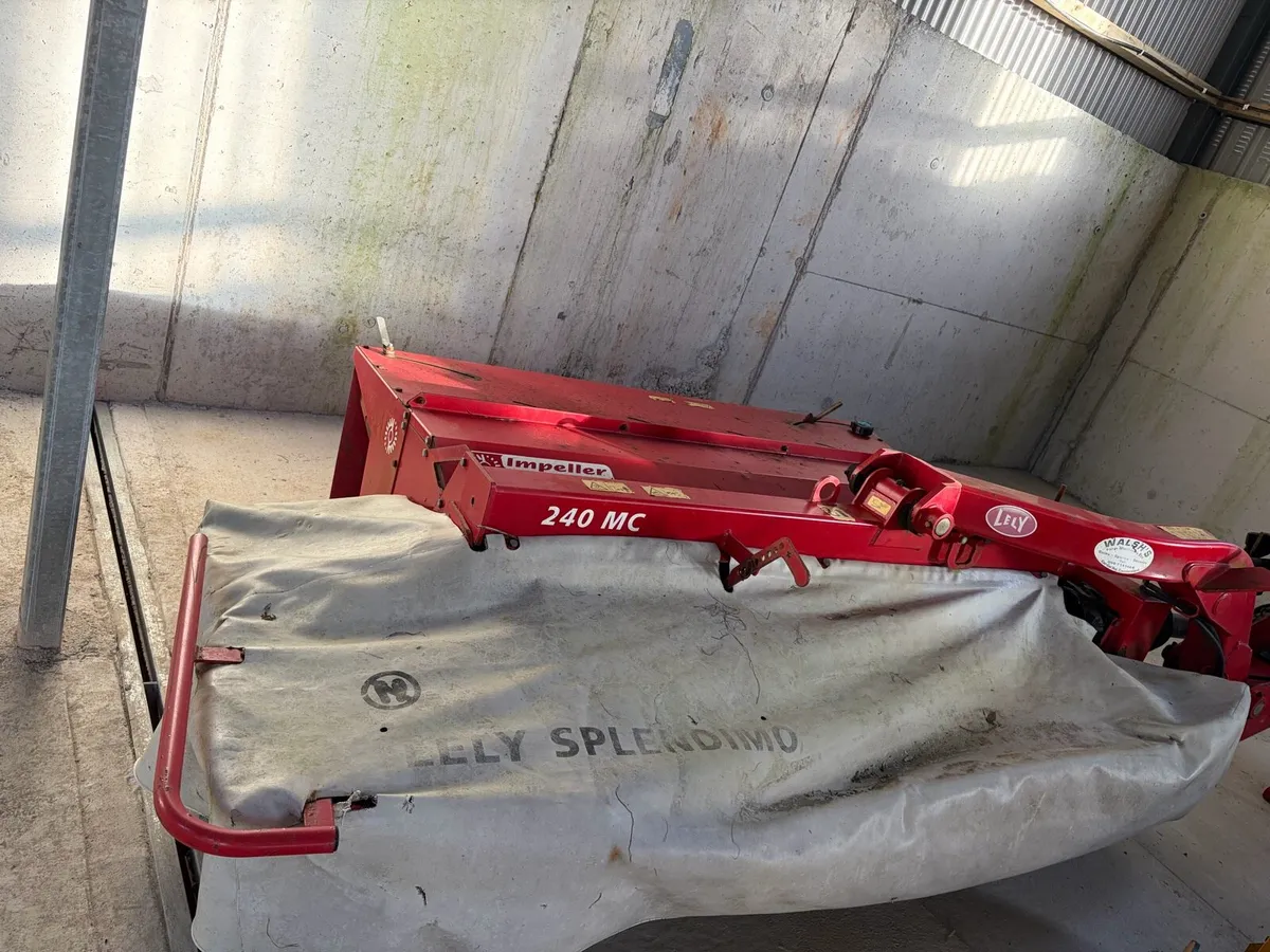 Lely splendimo 8ft conditioner mower - Image 1