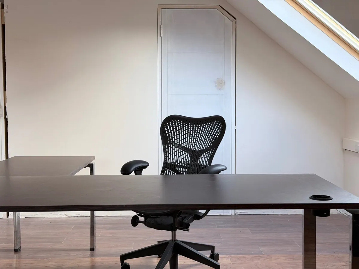 Walnut L Desk - Image 2