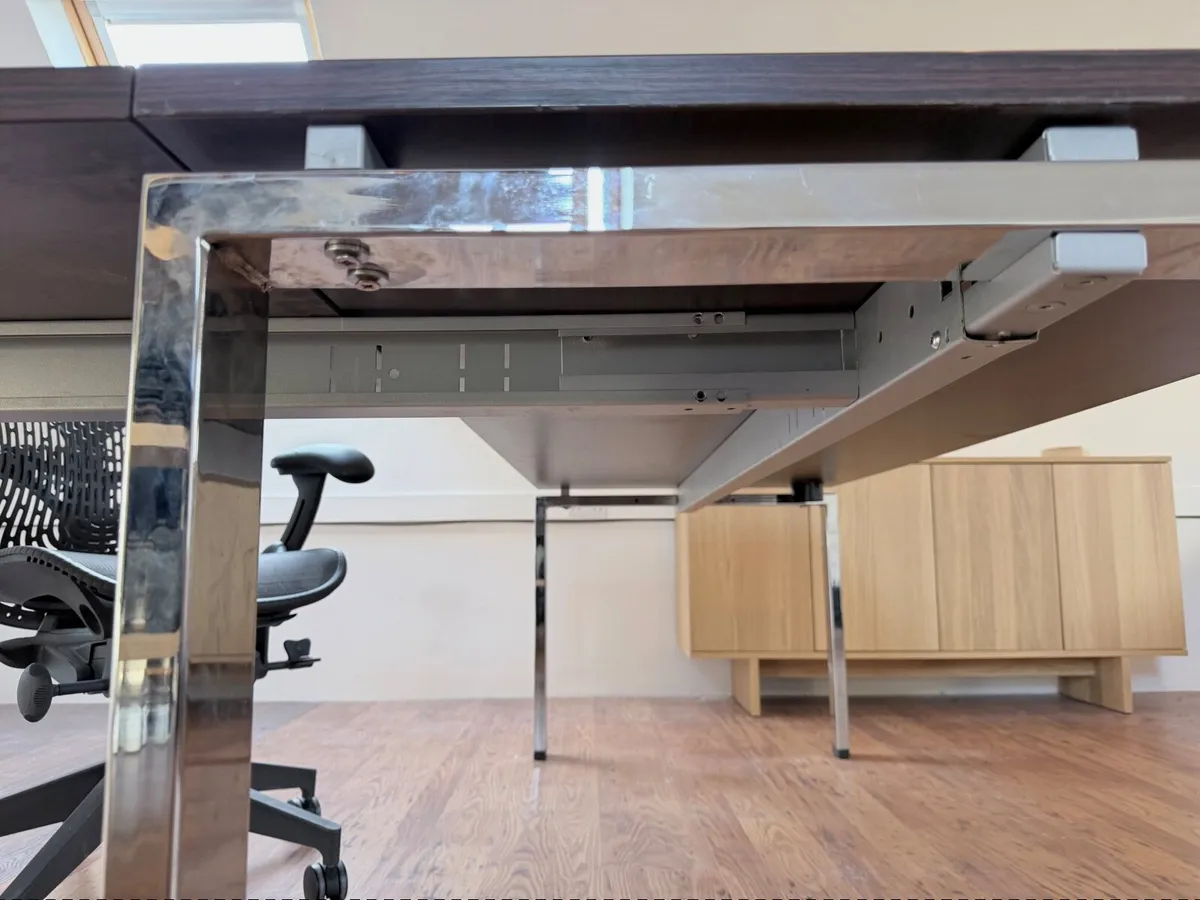Walnut L Desk - Image 4