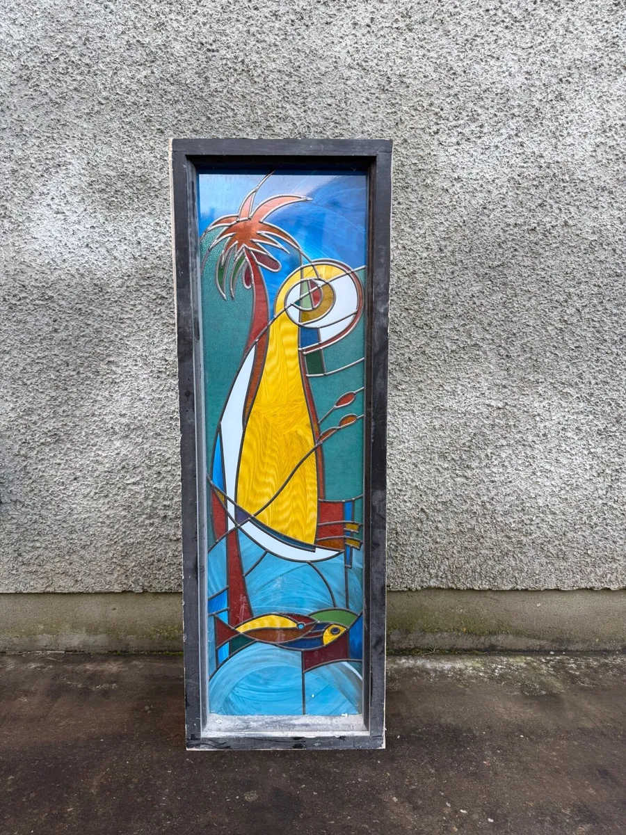 Stained glass window 1270mm x 435mm