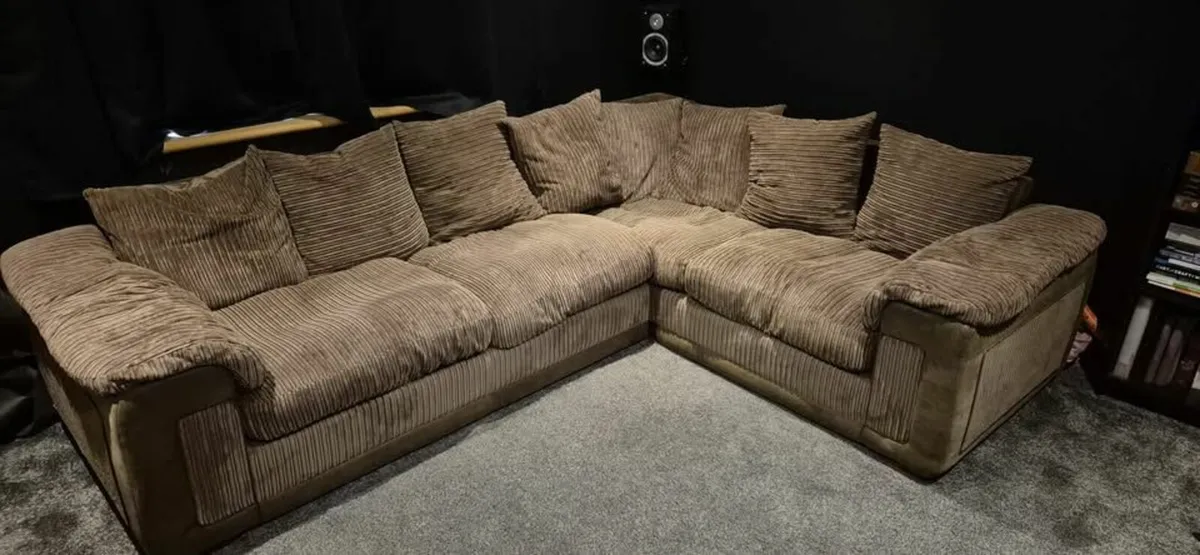 Mocha Corner Sofa - Image 1