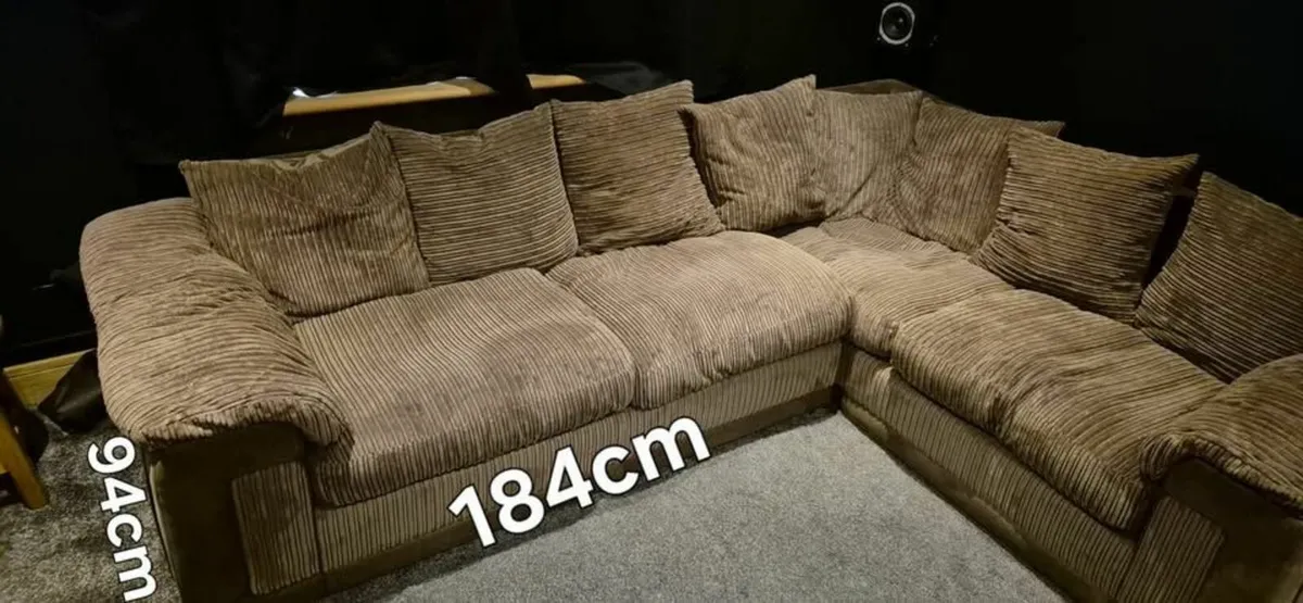 Mocha Corner Sofa - Image 2