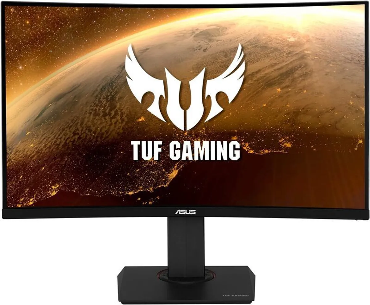 NEW 32" ASUS TUF Gaming Curved Gaming Monitor, 165Hz 1ms (MPRT), HDR10 - 3 Year warranty - UNOPENED, ORIGINAL BOX (2 x monitors available) - Image 1
