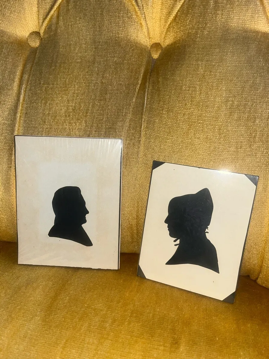 Antique Silhouette Portraits - Image 1