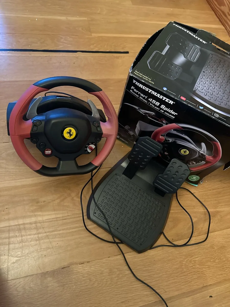 Ferrari 458 spider Xbox and pc steering wheel - Image 1