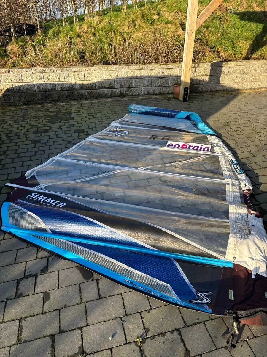 Simmer windsurfing sail 9m - Image 1