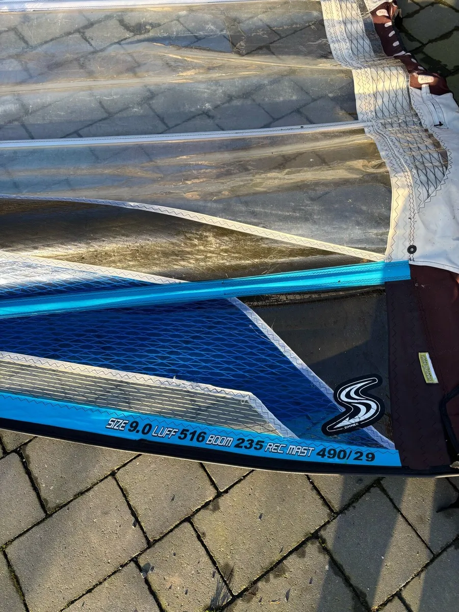 Simmer windsurfing sail 9m - Image 2