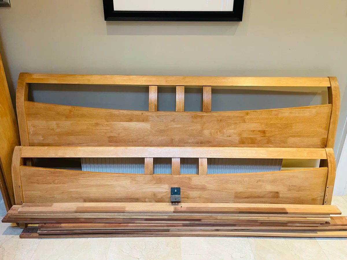 Magnificent SuperKing Size Wooden Bed - Deliver - Image 1