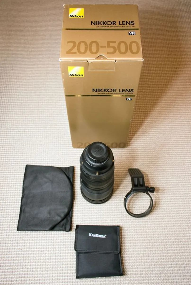 Nikon AF-S Nikkor 200-500mm F/5.6E ED VR Lens - Image 1