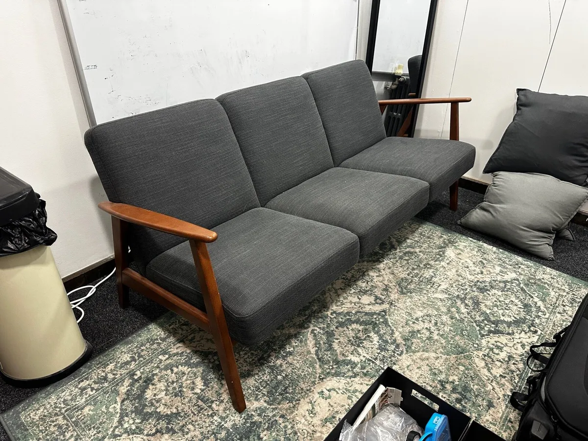 Ikea Ekenaset 3 Seater Sofa - Grey - Image 2