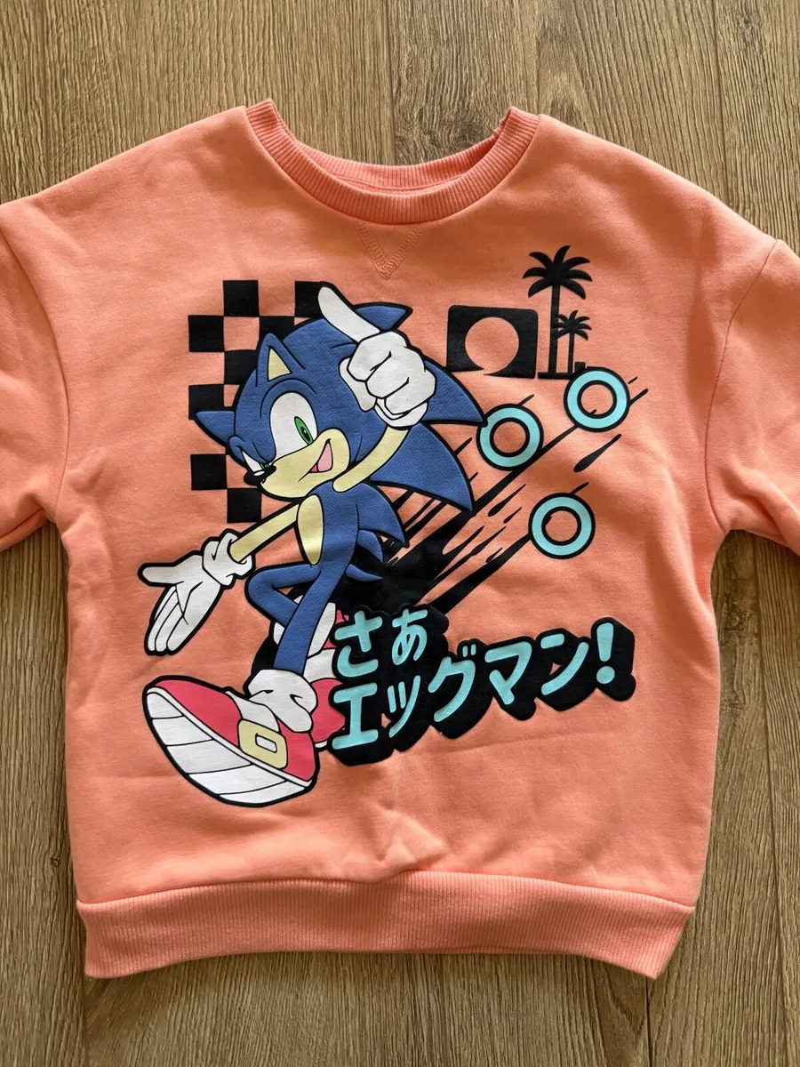 Kids jumper with Sonic size 6-7 years.NEW - Image 1