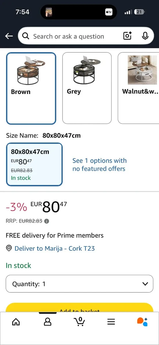 COFFEE TABLE WITH STORAGE- BRAND NEW - Image 3