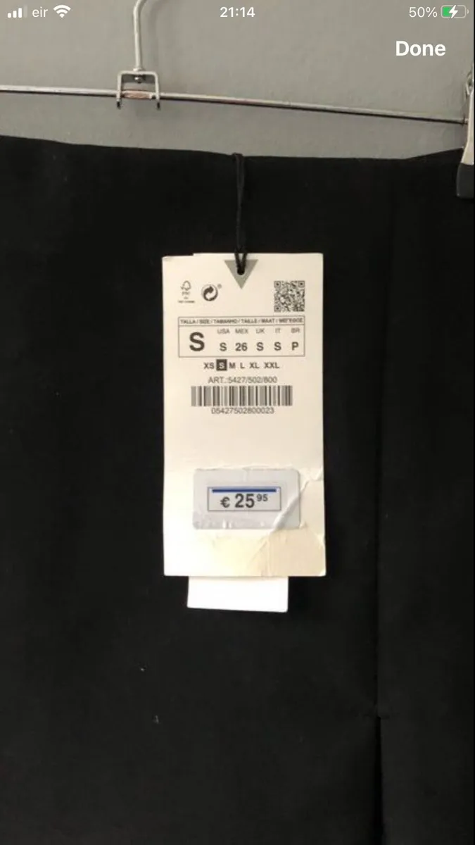 Ladies BNWT Zara shorts size S €15 - Image 4