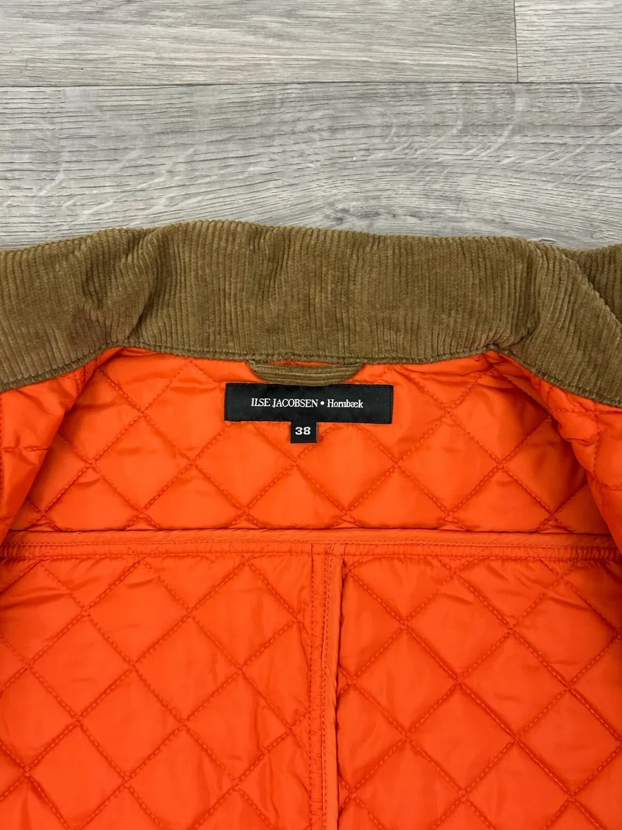 Ilse Jacobsen Quilted Jacket Women's 38 Medium - Image 3