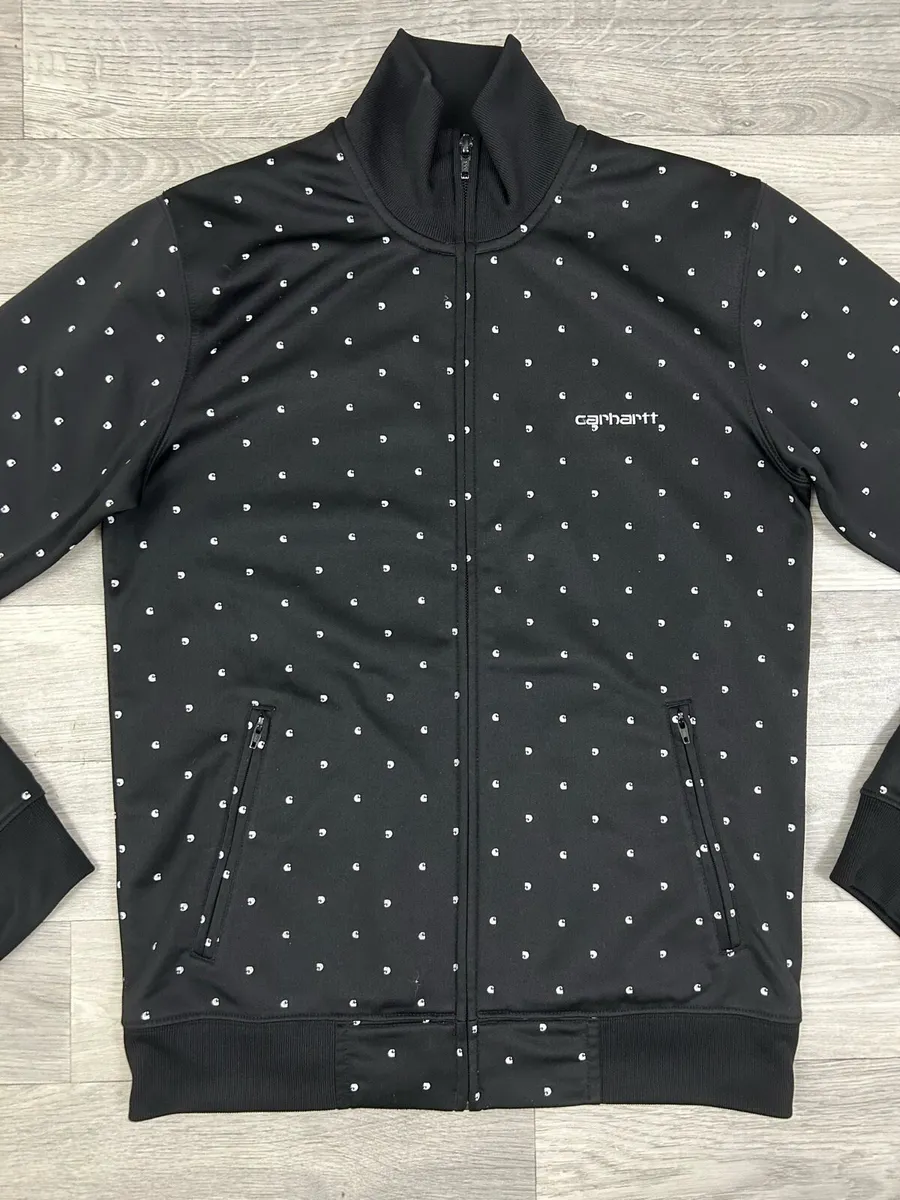 Carhartt Monogram Print Track Jacket Womens Small - Image 2