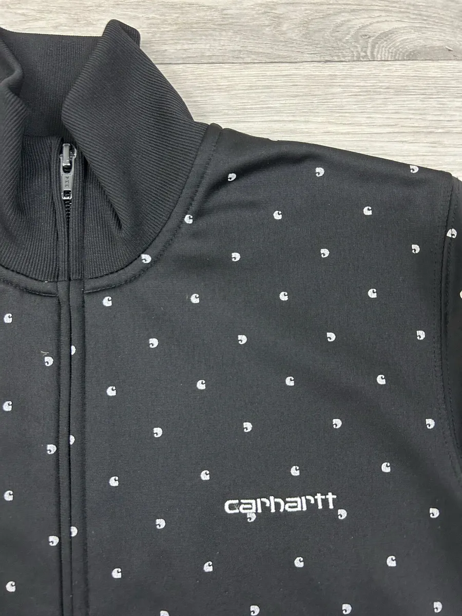 Carhartt Monogram Print Track Jacket Womens Small - Image 3