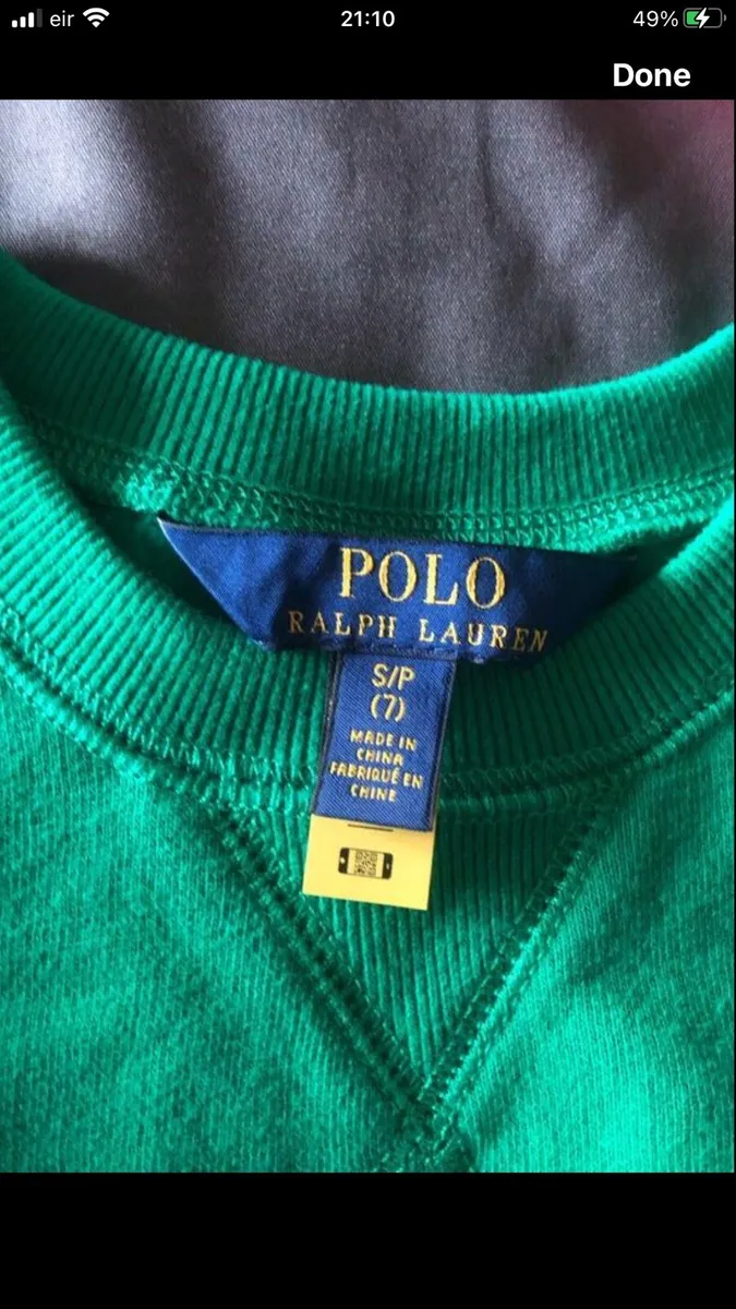 Boys Ralph Lauren sweater age 7 €10 - Image 2