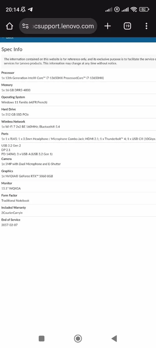 Lenovo Legion 5 RTX 5060 i7 32GB OLED Laptop - Image 3