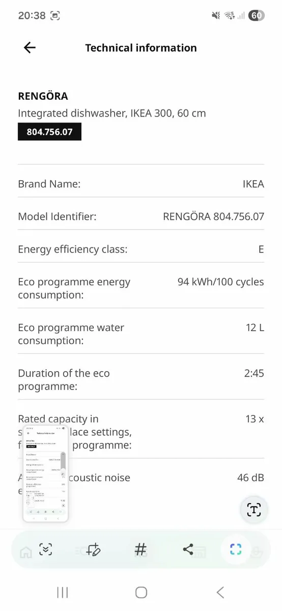 Brand new ikea dishwasher - Image 4