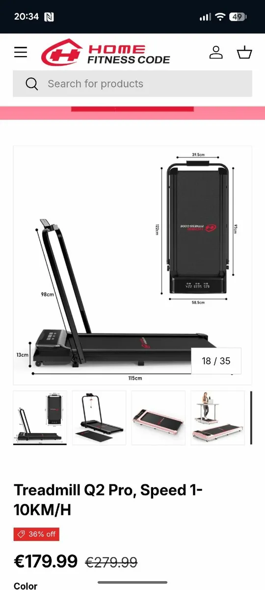 Treadmill/walking pad - Image 1