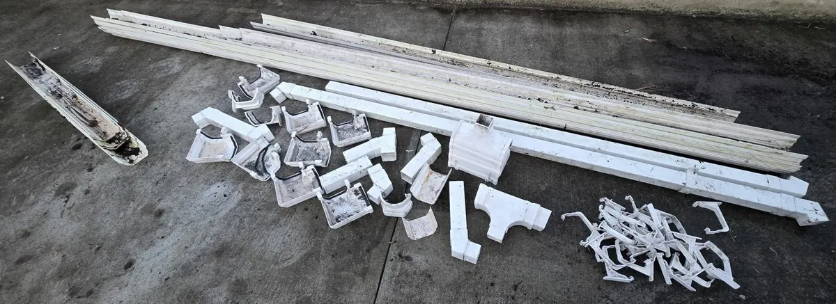 White UPVC Guttering - Image 1