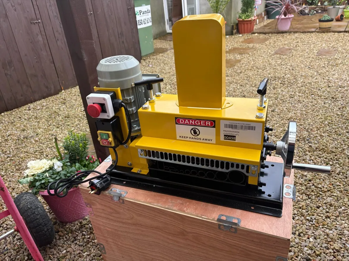 Wire Stripping Machine With 10 Blade 1-40mm Copper - Image 2