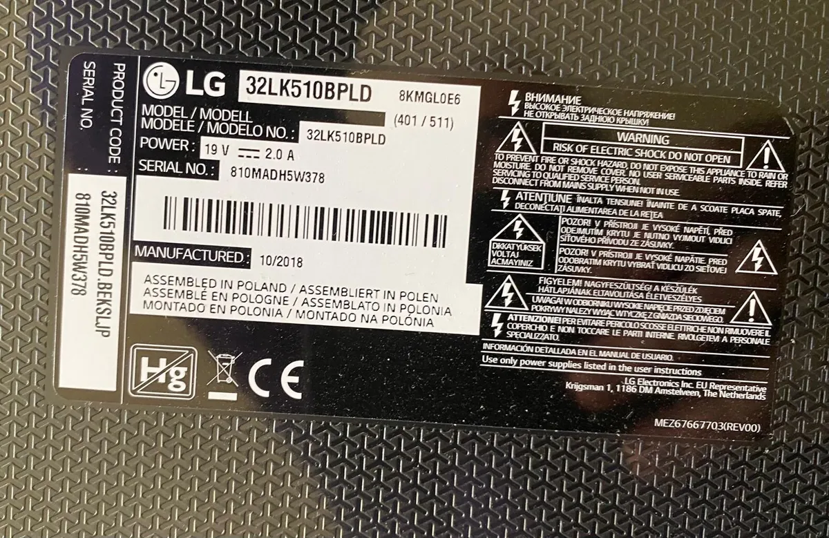 LG 32 Inch TV - Image 2