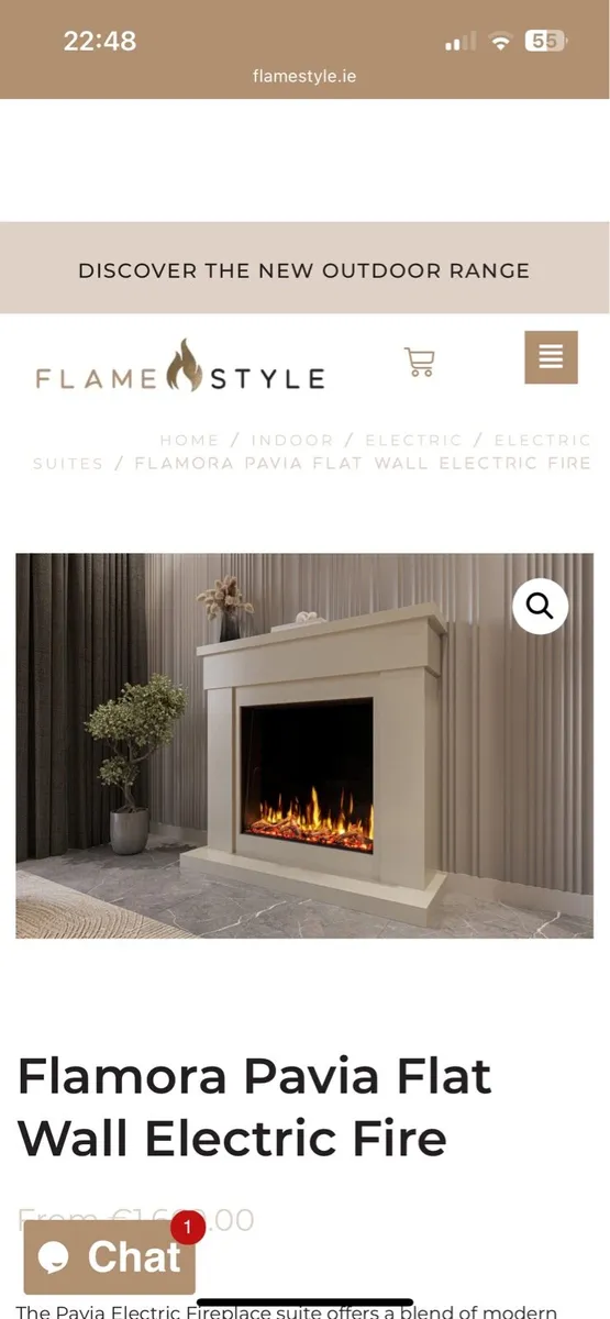 Electric freestanding fireplace - Image 4