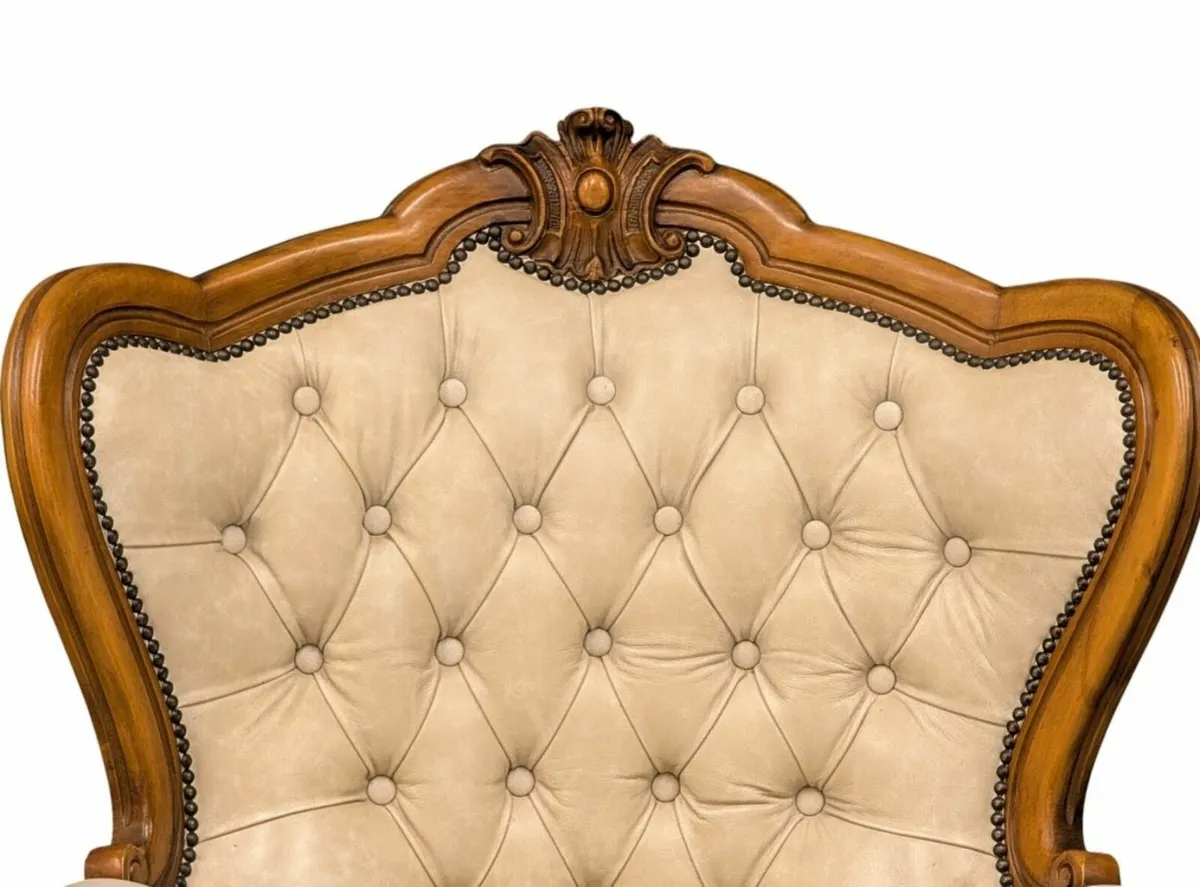 Italian 19th Century Two Seater Sofa Armchair - Image 4