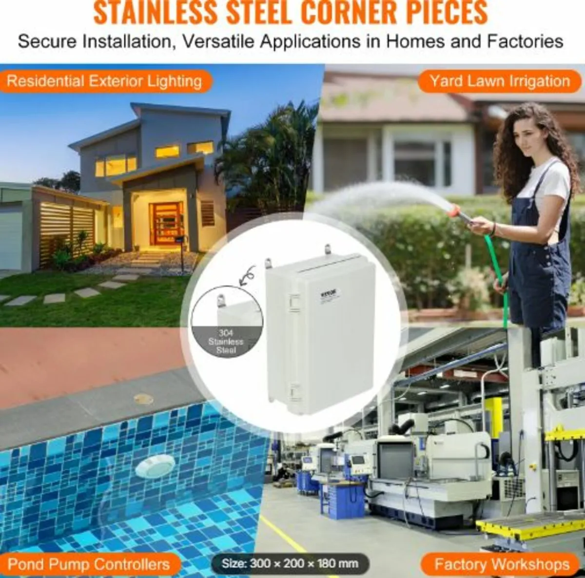 Outdoor Electrical Junction Box,300 x200 x 180 mm - Image 4