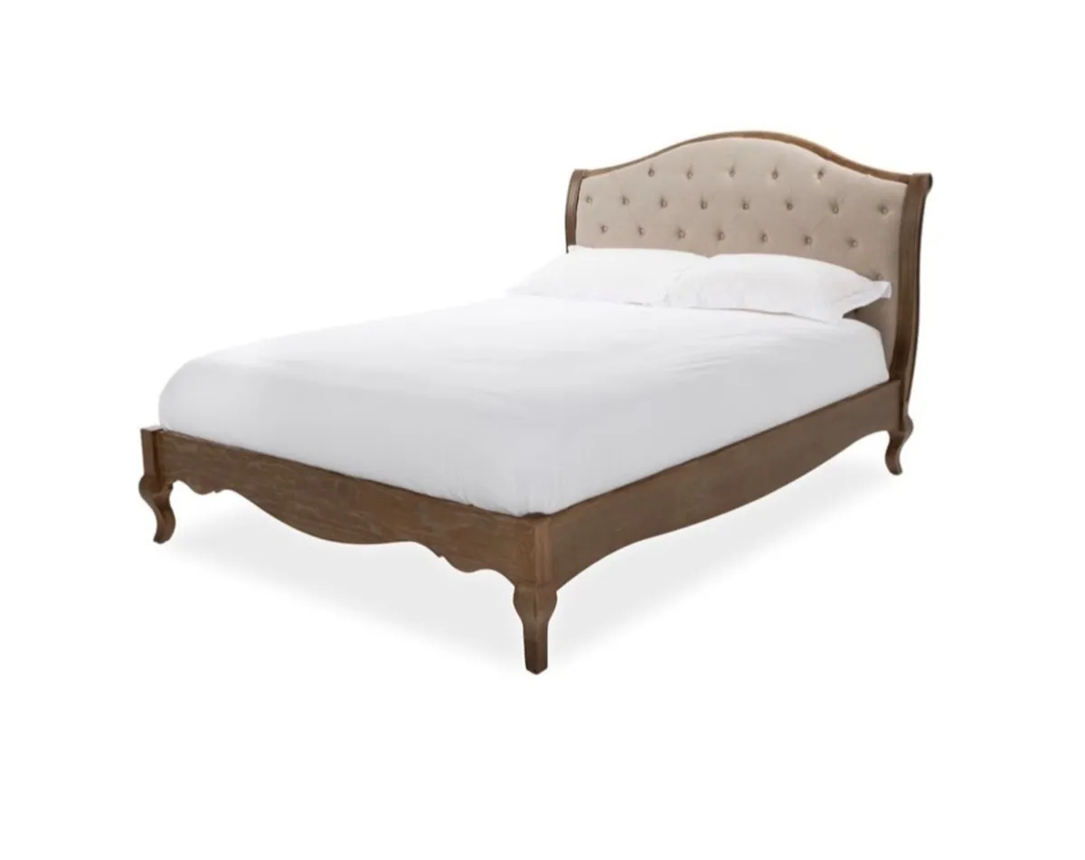 Smoked Oak King size bed frame - Image 2