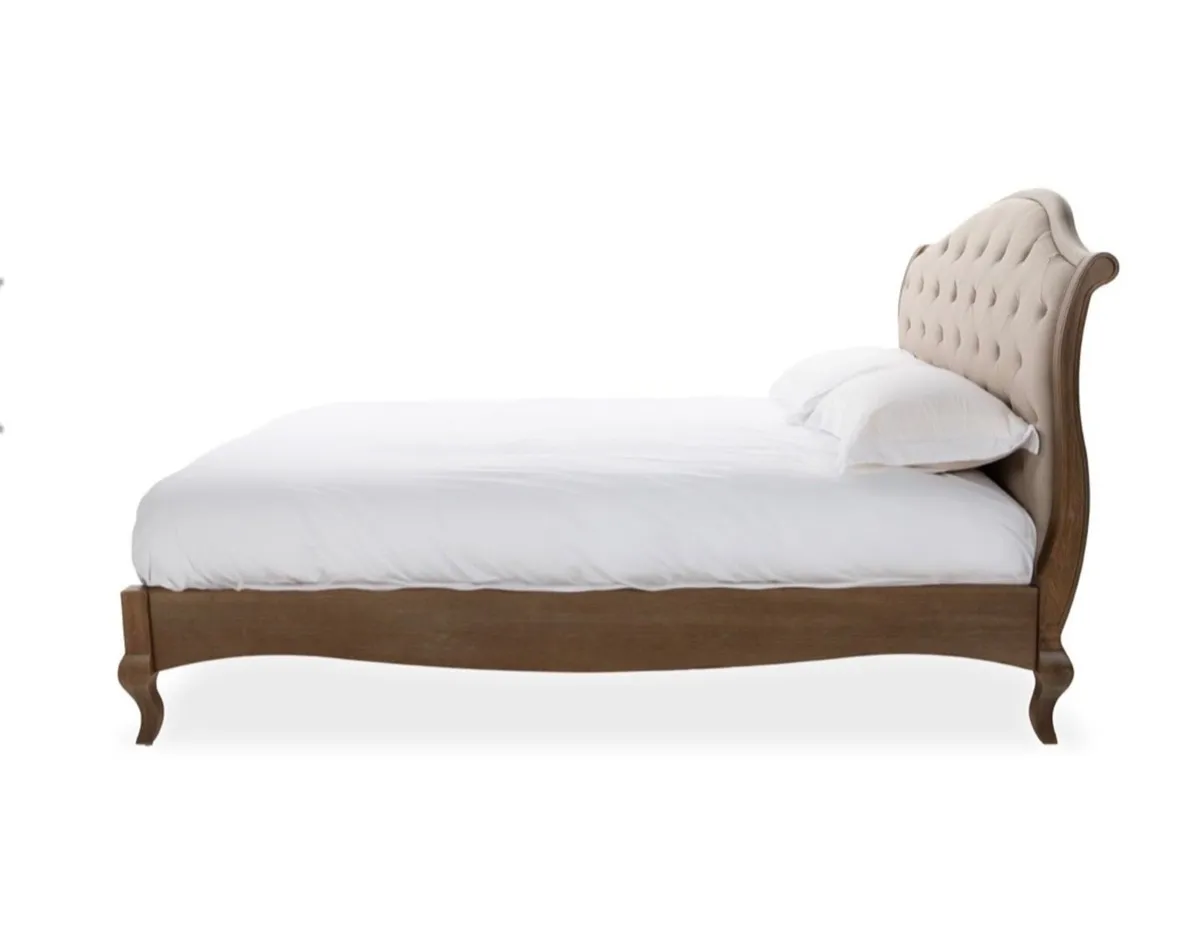 Smoked Oak King size bed frame - Image 3