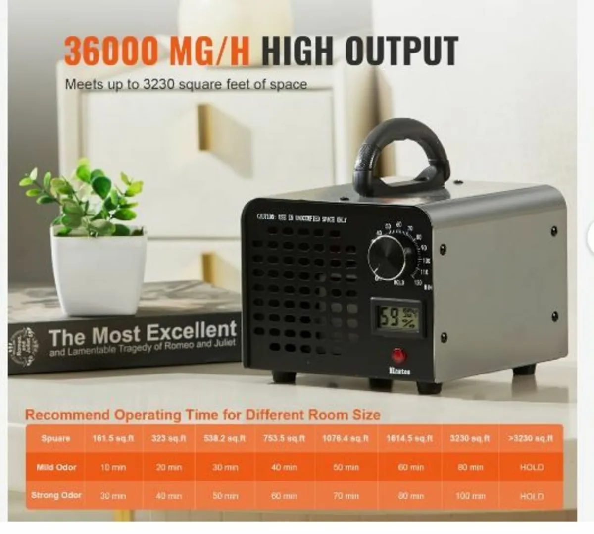 Ozone Generator 36000mg/h Ozone Machine - Image 2