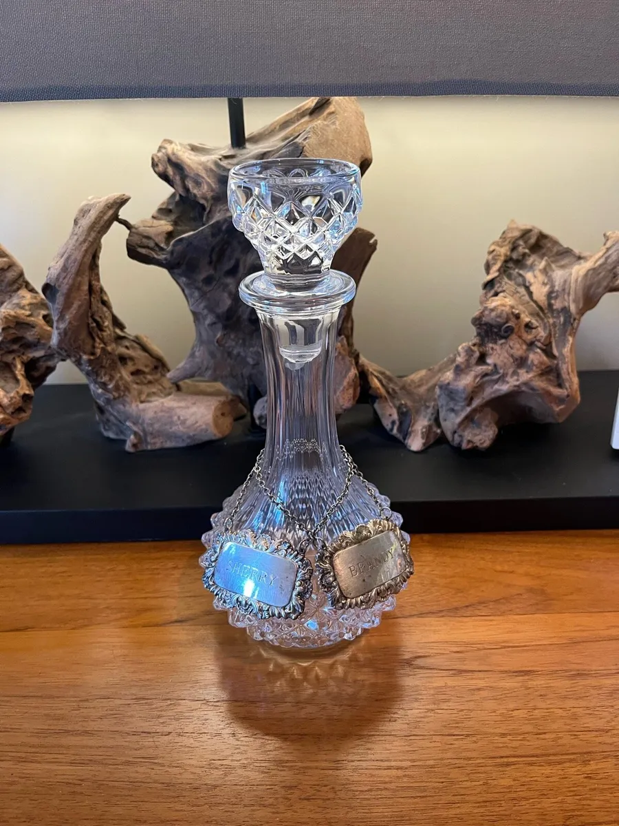 Antique Silverplate Decanter Labels - Image 1