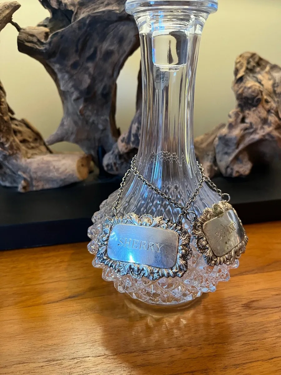 Antique Silverplate Decanter Labels - Image 2