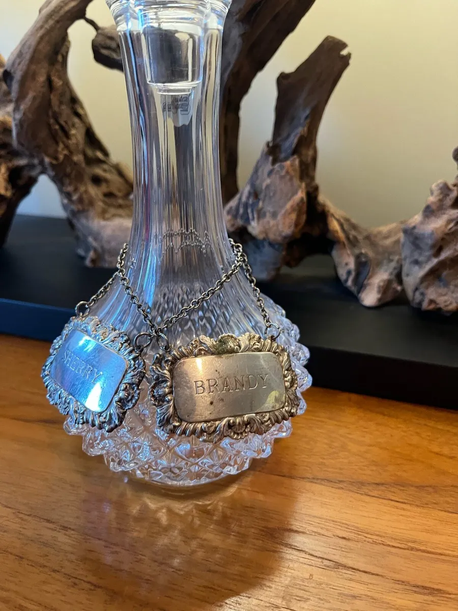 Antique Silverplate Decanter Labels - Image 3