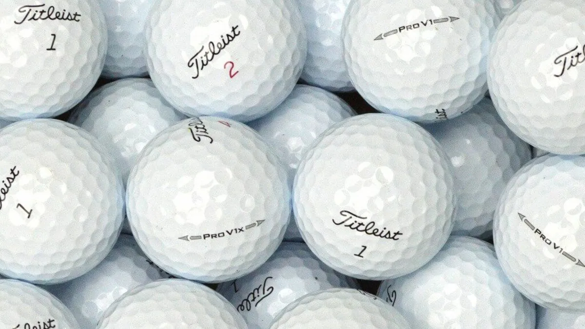 JJ'S CORK GOLF BALLS - TITLEIST PROVS - Image 1