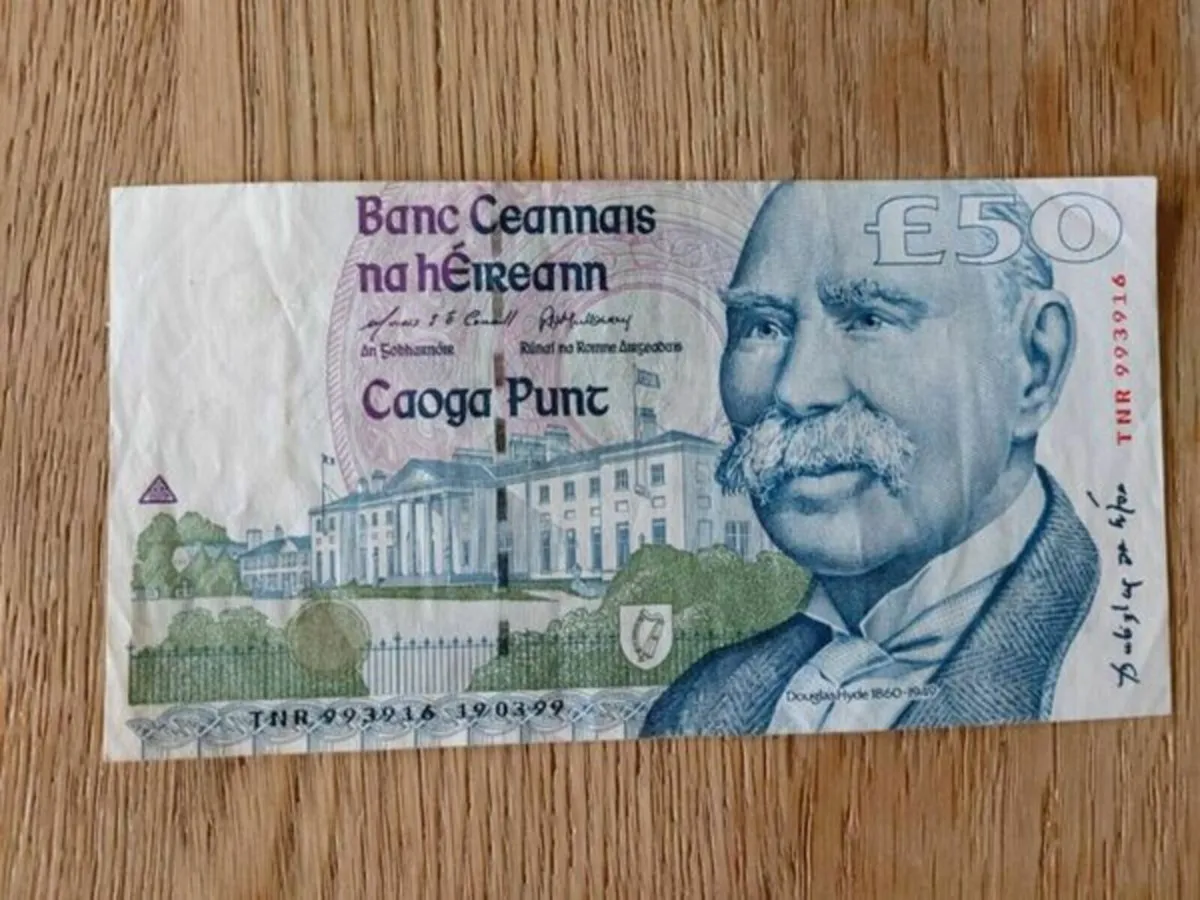 Old Irish C Series 50 Pounds Banknote - Delivery - Image 4