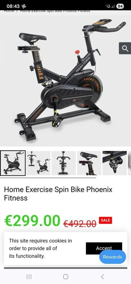 exercise spinning bike - Image 4