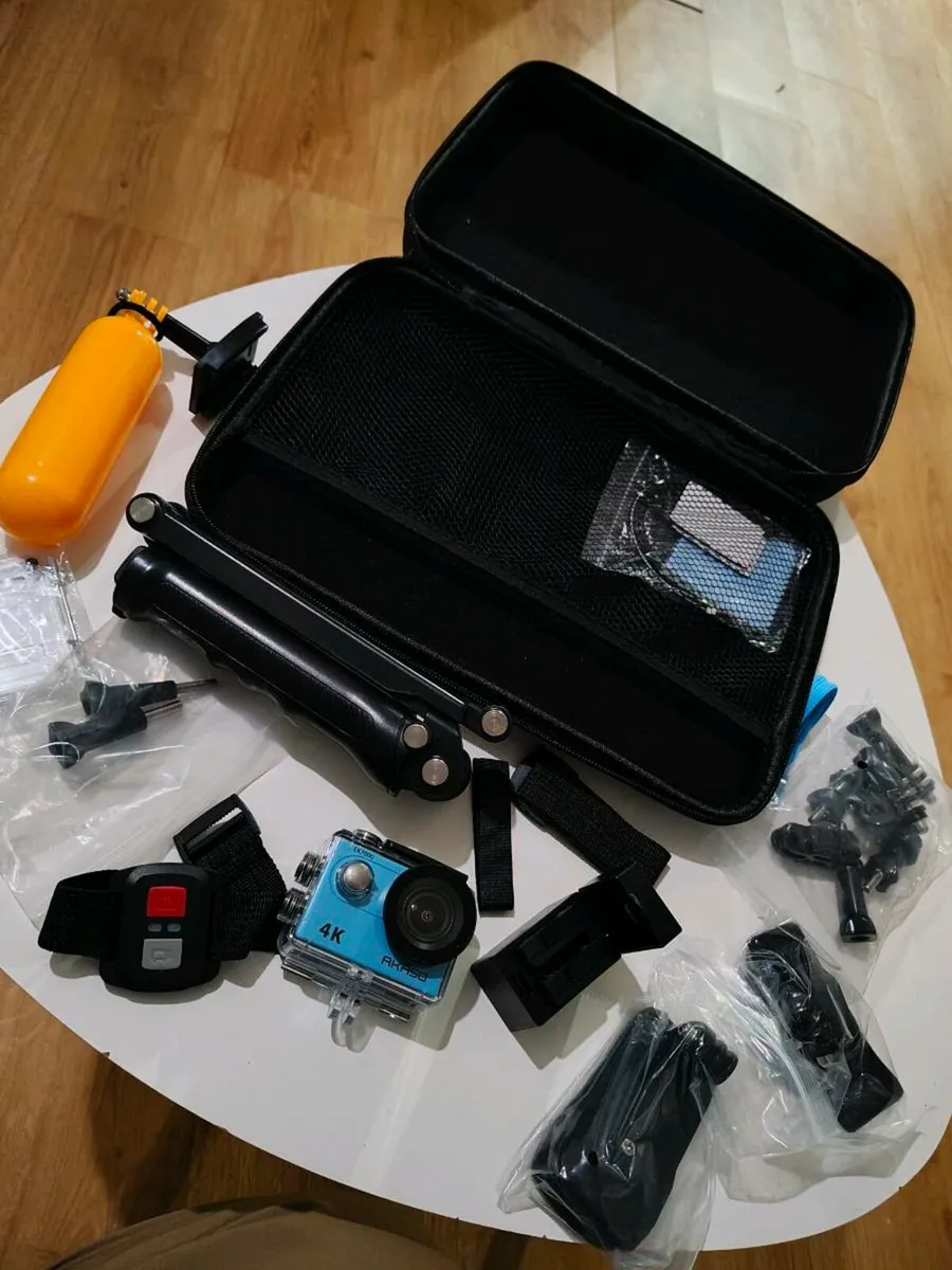 Akaso ak7000 with loads of different fittings - Image 2