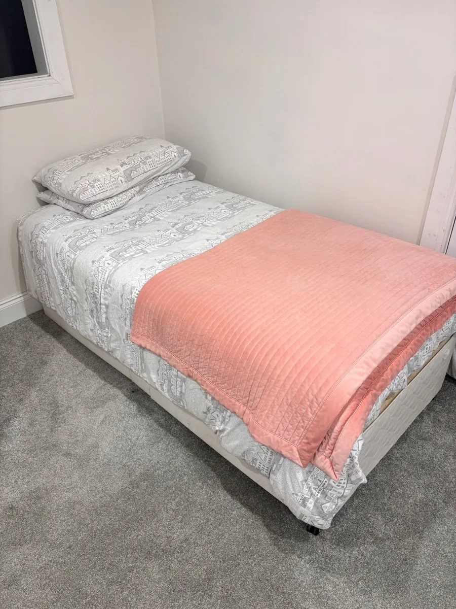 Single Bed with Mattress - Image 1