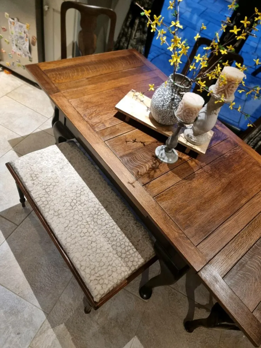 Stunning Extendable Table, Chairs & Bench €1,200 - Image 2