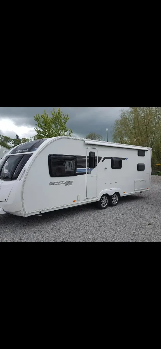 6 berth triple bunk caravan