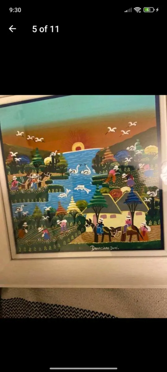 Original painting, signed, professionally framed - Image 3