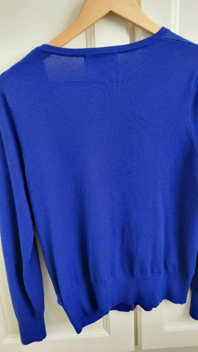 Royal blue cardigan from M & S,  size 12 - Image 3