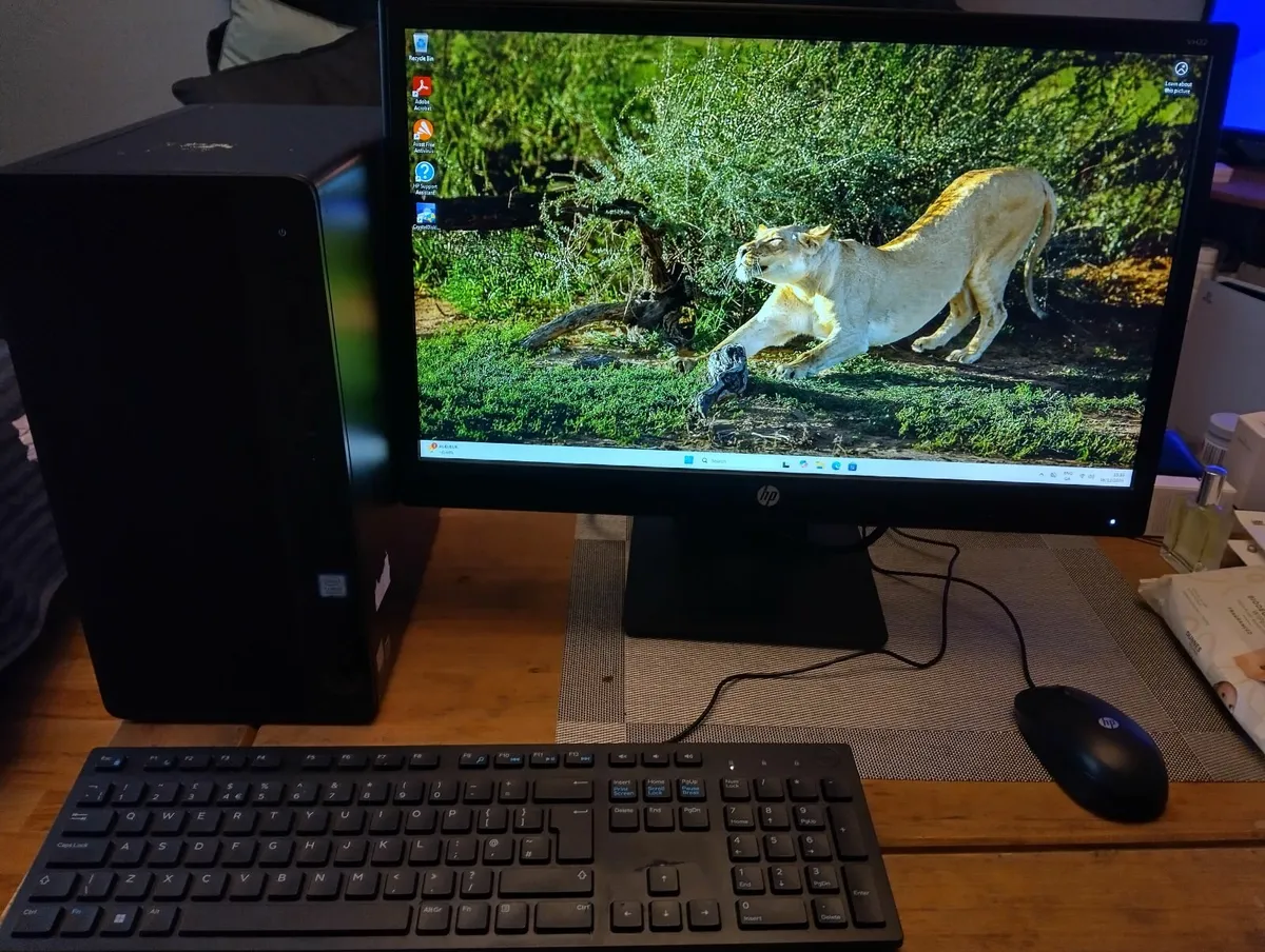 HP 290 G2 MT (W11, i5 8th Gen) PC System - Image 1