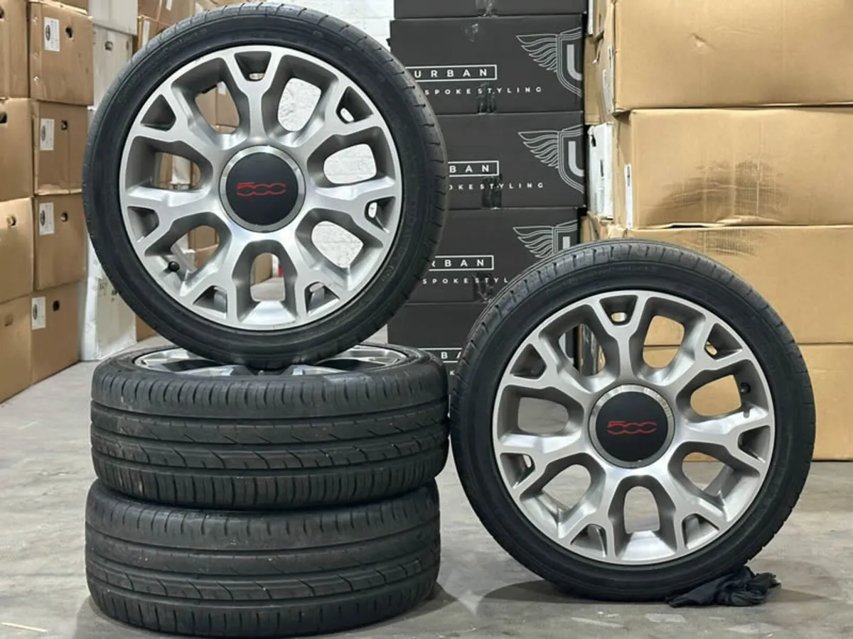 16" GENUINE FIAT 500 Wheels & Tyres 51940830 - Image 1