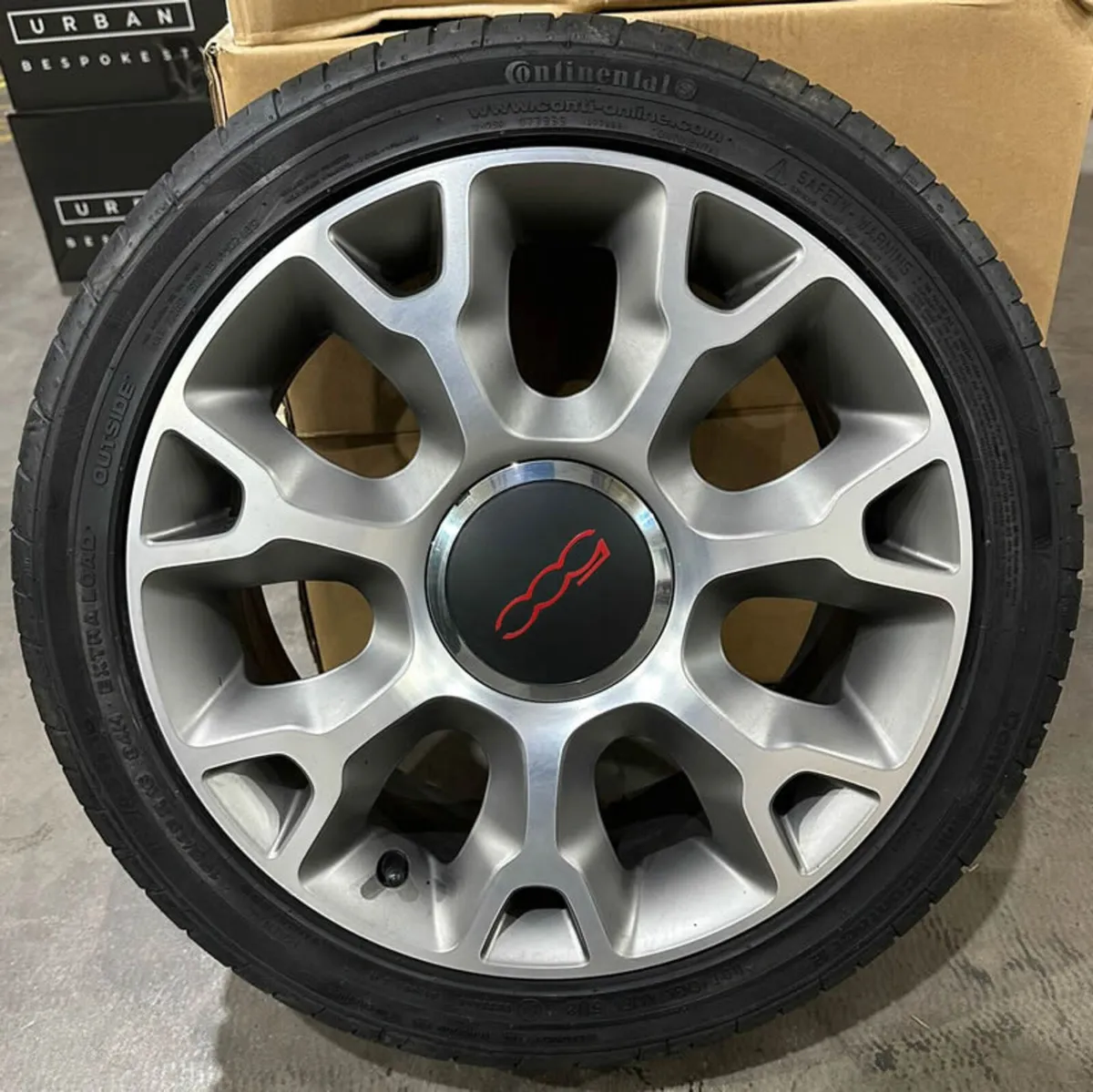 16" GENUINE FIAT 500 Wheels & Tyres 51940830 - Image 2